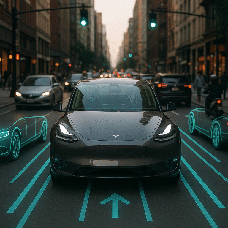 Tesla Rolls Out Autopilot Upgrade With Urban Lane-Splitting and Vehicle-to-Vehicle Coordination