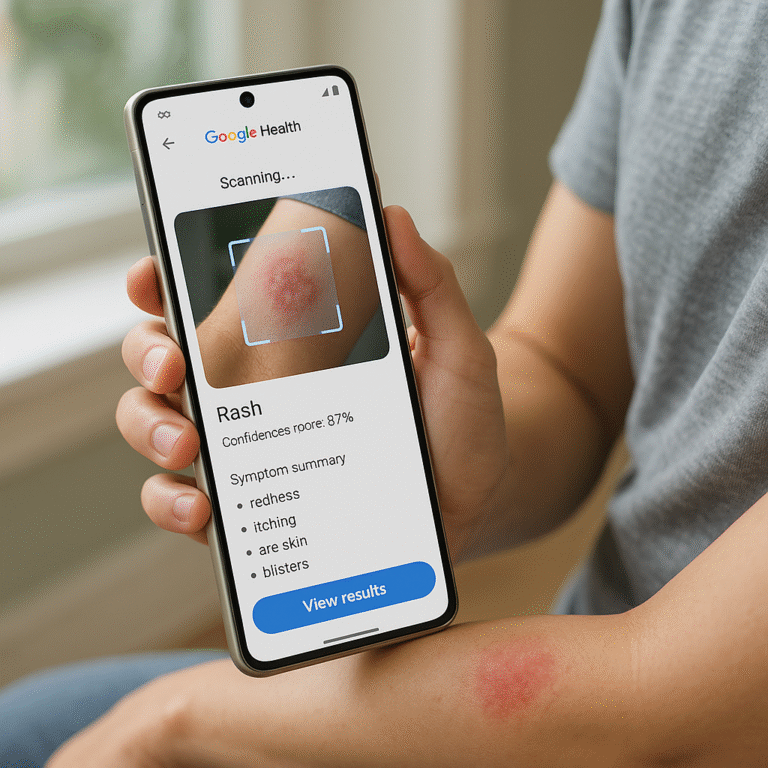 Google Health Launches AI Tool That Can Diagnose Medical Conditions Using Phone Camera and Voice