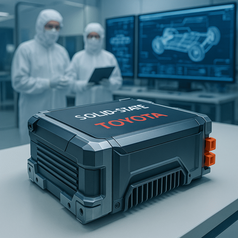 Toyota Unveils Production-Ready Solid-State EV Battery With 1,200 KM Range and 10-Minute Charging