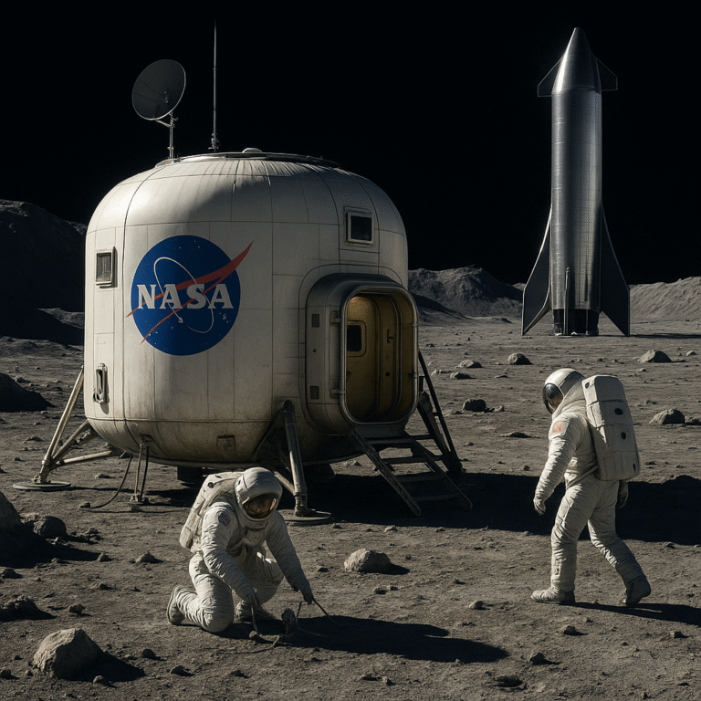 NASA Delivers First Artemis Moon Base Module, Begins Construction of Lunar Outpost