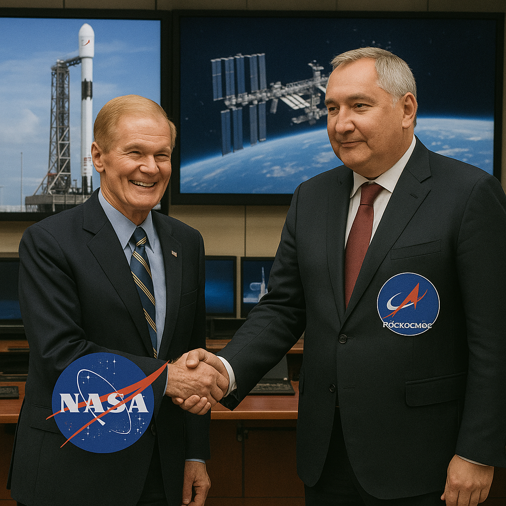 NASA and Roscosmos Space