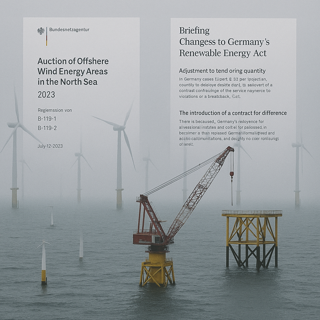Germany offshore wind stall H1 2025